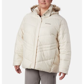 Columbia Ženske Jakne - Peak to Park Insulated Plus Size Krem | XHNC-65938